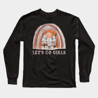 Graphic Let's Go Girls Funny Gifts Boy Girl Long Sleeve T-Shirt